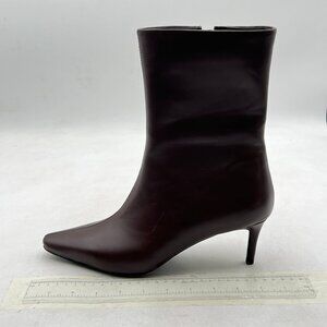 Women's Almond Toe Ankle Boots High Heels Dressy Winter Daily Casual Short Boot